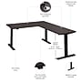 Bush Business Furniture Move 60 Series 60"W L Shaped Adjustable Standing Desk, Storm Gray (M6SL6078SGBK)~#|#~7A82E86B-8BD8-4C3C-8ED88EBC2AE7EF5E_sc7
