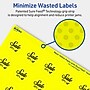 Avery Laser/Inkjet Multipurpose Circle Labels, 1.25" Dia., Neon Yellow, 1200/Pack (94505)~#|#~7A82FCB9-1F44-461A-8B4B0F6609097CD0_sc7