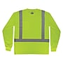 GloWear 8284 High Visibility Long Sleeve T-Shirt, ANSI Type R Class 2, Lime, 5XL (21879)~#|#~7A842472-7B71-42E8-A23E1D3F2B67B625_sc7