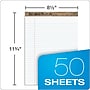 TOPS Second Nature Notepad, 8.5" x 11.75", Wide Ruled, White, 50 Sheets/Pad, Dozen (74880)~#|#~7A8432A3-F066-4B2F-BD0CC997D83D59A9_sc7