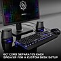 Enhance SB2 High Excursion Computer Speakers, Black with Blue LED (ENPCSB2100BLWS)~#|#~7A848E1F-60E9-4647-B87B9782E8EA359C_sc7