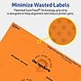 Avery Laser/Inkjet Multipurpose Rectangle Labels, 2" x 6", Bright Orange, 160/Pack (94242)~#|#~7A854C93-90FA-4EE9-AF7F901A77C61770_sc7