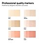 Winsor & Newton Promarker Dual-Tip Alcohol Based Marker, Skin Tones 1, 6/Pack (WNX0290114)~#|#~7A8AAD0B-9170-4F46-BBF755D86BA5DBB0_sc7