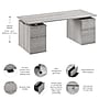 Bush Business Furniture Stratus 72"W Electric Rectangular Adjustable Standing Desk with Drawers, Platinum Gray (SUT010PG)~#|#~7A8FA88C-2EF0-4D91-A4307F01426E4960_sc7