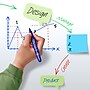Staples Duramark Permanent Marker, Fine Tip, Blue, Dozen (ST62950)~#|#~7A906ABE-1A61-4405-B4AF84D905C754A8_sc7