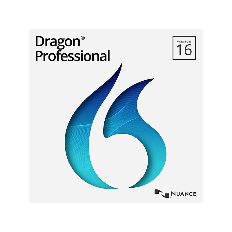Nuance Dragon Professional v16 for 1 User, Windows, Download (SN-DP09A-G00-16.0) image 1