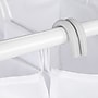 Household Essentials 3-Section Rolling Laundry Sorter, Polyester, White (HE1110)~#|#~7A979B59-2EE1-42DE-87362F0BE335EC9E_sc7