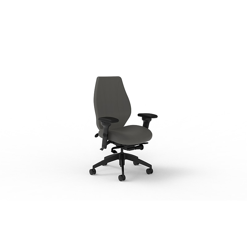 healtHcentric airCentric H2S Frixion Task Chair, Dark Grey (airH2S-MT-UC-TC-FRIXDGR) image 1