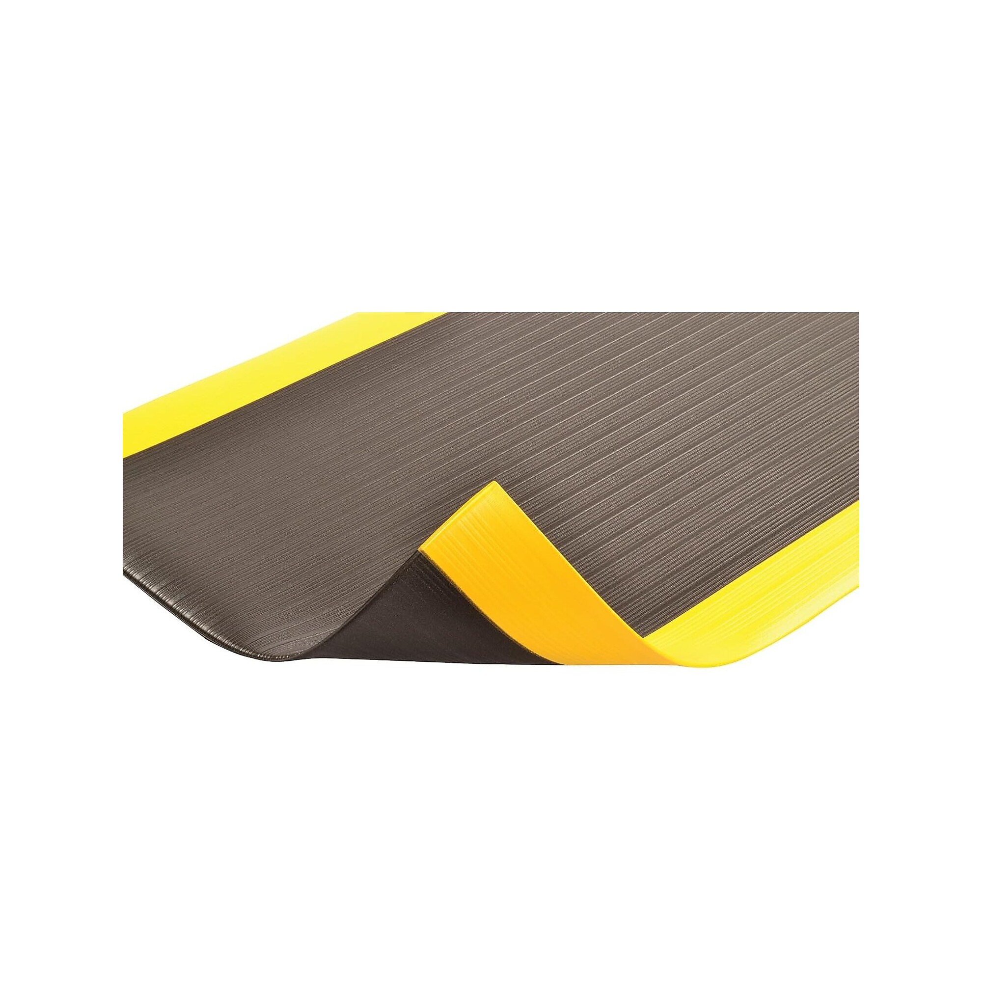 NoTrax Airug Anti-Fatigue Commercial Specialty Floor Mat, 60″ x 36″, Black/Yellow (410S0535BY) Sansujyuku sansujyuku.com
