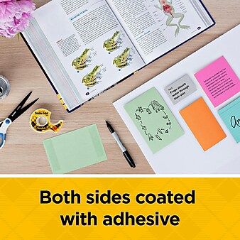 Scotch Permanent Double Sided Tape with Dispenser, 1/2" x 250", 3/Pack (3136)