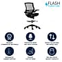 Flash Furniture Mesh Drafting Chair with Footrest and Lumbar Support, Black (BLLB8801XDBLK)~#|#~7AA0240D-712F-4F54-A00AABBFD1930D34_sc7