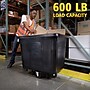 Rubbermaid Commercial Cube Truck, 600 lb. Capacity, Black (FG461900BLA)~#|#~7AA1176B-4B23-456E-9193ECC5B7B7625A_sc7