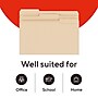 Staples File Folders, Legal Size, 1/3‑Cut Tabs, Assorted Positions, Manila, Durable Paper Stock, 50/Pack~#|#~7AA45A9E-259C-4CE3-8D055DDC923EE5D5_sc7