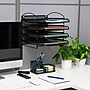 Mind Reader 4-Pocket Metal Mesh Mountable Wall File, Letter Size, Black (4THANG-BLK)~#|#~7AA6DCEA-22E6-4048-A453E89C521DC518_sc7
