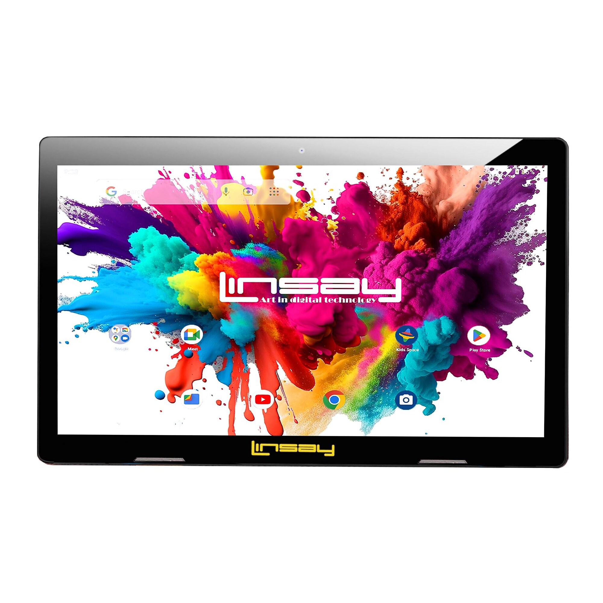 Linsay Octa Core 10.1″ Tablet, 128GB Storage, Android 15, Bundled with Art and Ocean Case and Stylus Pen (F10XIPGCART) Sansujyuku sansujyuku.com