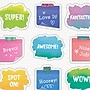 Happily Ever Elementary Creatively Inspired Doodle Motivators Shape Stickers, Multicolored, 72/Pack, 12 Packs/Bundle~#|#~7AB31DE4-80E4-42CA-8A18252B2A1ABDA0_sc7