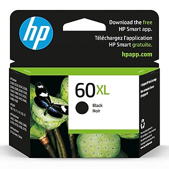 HP 60XL Black High Yield Ink Cartridge (CC641WN#140)