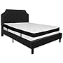Flash Furniture Brighton Tufted Upholstered Platform Bed in Black Fabric with Memory Foam Mattress, Queen (SLBMF7)~#|#~7ABE286E-EE85-4552-91BD002512D2A634_sc7