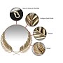 Infinity Instruments Empress Metal Wall Mirror, 22" (20006AG)~#|#~7ABE9498-4F60-4C5E-9D6C6DAF76FD6471_sc7