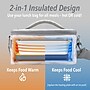 Bentgo Heat Electric Insulated Lunch Bag, White Marble (BGHEATBG-WM)~#|#~7AC30F7C-FB22-4872-849240EA6A4B1778_sc7