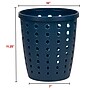 Staples Plastic Trash Can, 2.8 Gallon, Navy Blue (ST63896)~#|#~7AC35440-DE2C-4B07-9E61A4588460C598_sc7