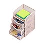 Mind Reader 4-Compartment Metal Desk Organizer, Pink (MESHMINI-PNK)~#|#~7AC9DF26-2235-48DC-A7EA0CB1F9394B8C_sc7