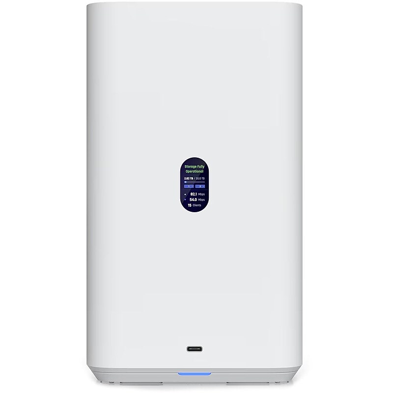 Ubiquiti UNAS 3.5" 2.5GbE USB-C External SATA III Hard Drive Enclosure, HDD, White (UNAS-2-W) image 1