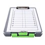 Dexas International ClearView Clipcase Storage Clipboard, Letter Size, Gray/Green (5717-802)~#|#~7AD013E3-D78E-4794-BFBCC238619C0381_sc7