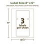 Avery EcoFriendly Laser/Inkjet Rectangle Multipurpose Labels, 3" x 5", White, 300/Box (94213)~#|#~7AD5A0DA-F521-4E49-AE6187ACFE9FA492_sc7
