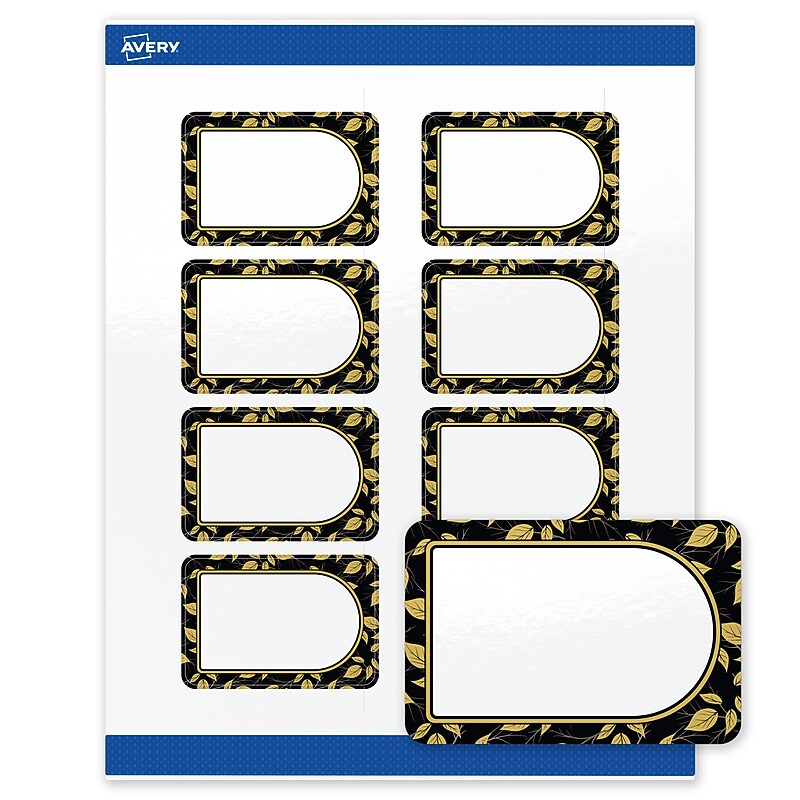 Avery Rectangle Laser/Inkjet Multipurpose Labels, 2" x 3", White, 80/Pack (19479370836) image 1