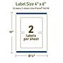 Avery Dissolvable Rectangle Multipurpose Labels, 4" x 6", Off-white, 10/Pack (94278)~#|#~7ADD9B32-8BF7-4DF9-80AE94A9C34F52EB_sc7
