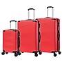 TUCCI AVENZA  3-Piece Hardside Luggage Set with Spinner Wheels, Red Geometric (T0805-03PC-RED)~#|#~7ADDA6D5-DF2C-4620-ABEB4C5F79BBA32D_sc7