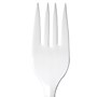 Dixie Plastic Fork 6", Medium-Weight, White, 1000/Pack (PFM21)~#|#~7ADE1A4C-6E2E-4090-BF24BD0C1E760B87_sc7