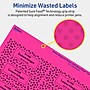 Avery Laser/Inkjet Rectangle Multipurpose Labels, 1.25" x 3.75", Neon Magenta, 960/Box (94228)~#|#~7ADF8574-8BBF-40B7-BA4BD1FA90D47151_sc7