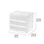 Iris 3-Drawer Desktop Storage, Clear (301161)~#|#~7AE0F010-8265-408B-A9BE8E45D8108769_sc7