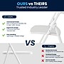 Flash Furniture HERCULES Series Plastic Folding Chair, White, 2/Pack (2RUTIWHITE)~#|#~7AE24E33-82C9-442C-A1CD9BBEAE943AF1_sc7