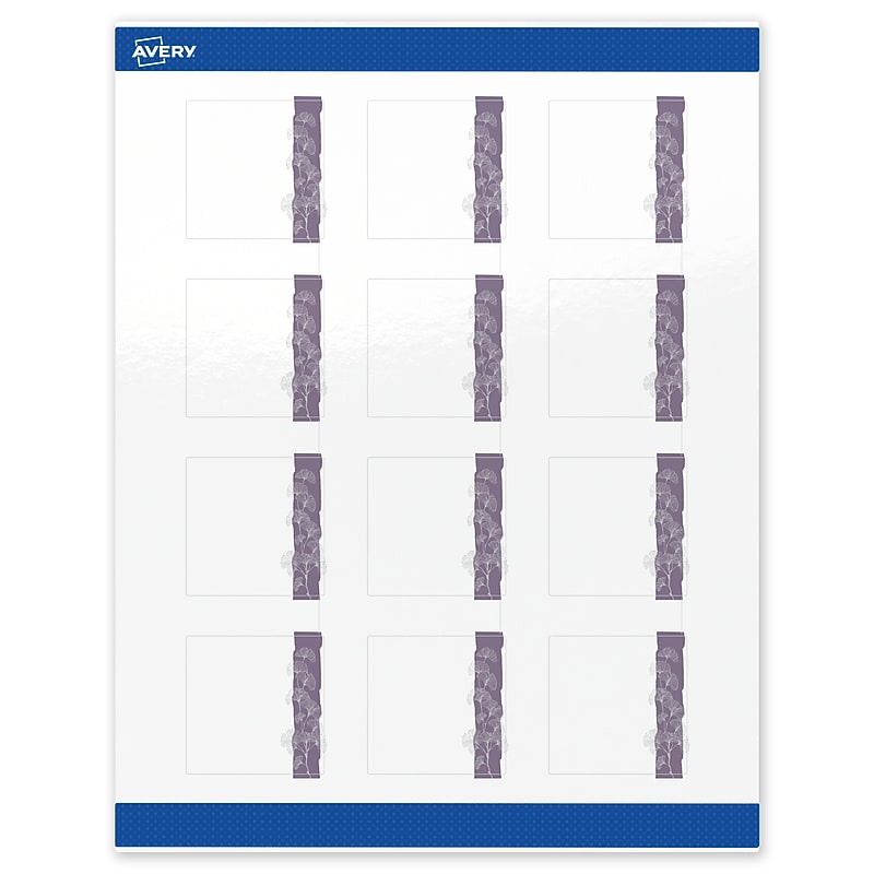 Avery Laser/Inkjet Square Multipurpose Labels, 2" x 2", White, 120/Pack (S00-F4M) image 1