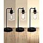 Lavish Home 16.14"H LED Table Lamp with USB Ports, Black (72-LMPDKIND-1B)~#|#~7AEB1199-9295-4B3B-B4E680E46B8521F4_sc7