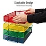 Mind Reader Metal Side Loading Stackable Letter Tray, Multicolored (DSTACK4-ASST)~#|#~7AEF7125-D369-4FBB-A457C716030BD3EF_sc7