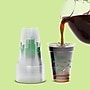 Perk™ Eco Compostable Plastic Cold Cup, 16 Oz., Clear/Green, 300/Carton (PK56197)~#|#~7AF113CC-7510-4635-9072B258343A50E1_sc7