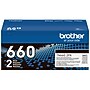 Brother TN660 Black High Yield Toner Cartridge, 2/Pack (TN6602PK)~#|#~7AF17EB3-4AB1-48C7-BA8F2632754D1ADD_sc7