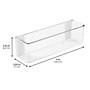 iDESIGN Adhesive Organizers, Clear, 2/Set (27934M2)~#|#~7AF88C24-79AD-4E1D-B269096097E0B862_sc7