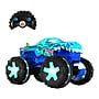 Mattel Hot Wheels Remote Control Monster Truck 1:15 Scale MEGA-Wrex Alive Vehicle, Blue (HWW53)~#|#~7AFAC218-1F15-480B-B93718D25A425980_sc7