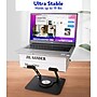 Uncaged Ergonomics 10.2" x 10" Metal Swivel Laptop Stand 2.0, Black (SLS-Black)~#|#~7AFE1389-1747-4746-86E18BBEC416F300_sc7