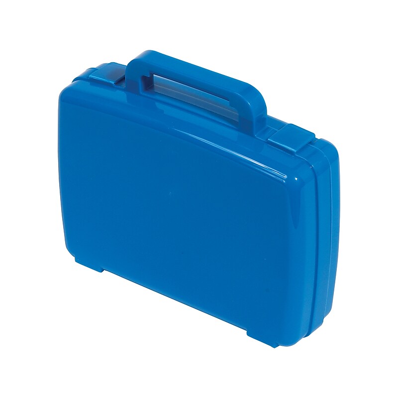 Deflect-O Little Artist Polypropylene Kids' Storage Case, 8.58" x 10.23" x 2.79", Blue (39506BLU) image 1