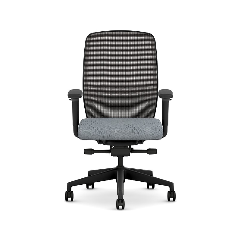 HON Nucleus Fabric/Mesh Swivel Task Chair, Basalt/Black (HNR1KD.Y2.STC.A.H.IM.APX25.BL.SB.T) image 1