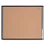 U Brands MOD Cork Bulletin Board, Black and Gray Frame, 20" x 16" (390U00-01)~#|#~7B04C3F0-E308-4A4C-9EC4705DCCA5C35F_sc7