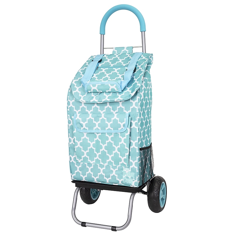 Trolley Dolly Standard Folding Hand Truck, 110 lb. Capacity, Moroccan Tile (01-581) image 1