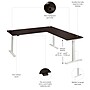 Bush Business Furniture Move 60 Series 72"W L Shaped Adjustable Standing Desk, Mocha Cherry (M6SL7278MRWK)~#|#~7B0733ED-8CB2-4839-9919861BD6C1A2EE_sc7