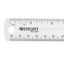 Westcott Shatterproof 6" Plastic Standard Ruler, Clear (45016))~#|#~7B105237-490F-4C36-A2D96B6F0720AF86_sc7